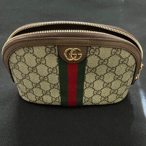 Gucci Ophidia Cosmetic Case GG Coated Canvas Large
